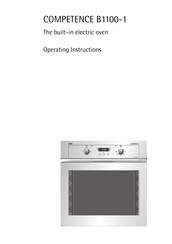 AEG COMPETENCE B1100-1 Operating Instructions Manual