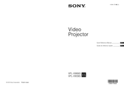 Sony VPL-VW665ES Quick Reference Manual