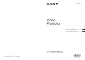 Sony VPL-VW675ES Quick Reference Manual