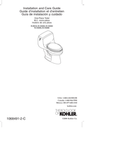 Kohler K-14344 Installation And Care Manual