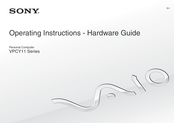 Sony VAIO VPCY11 Series Operating Instructions - Hardware Manual