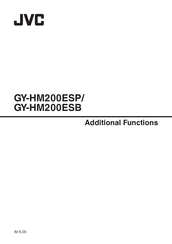 JVC GY-HM200ESP Additional Functions