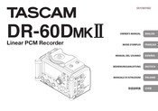 Tascam DR-60D MK II Owner's Manual