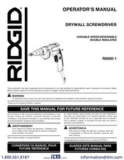 RIDGID 20563 Operator's Manual