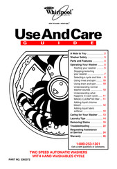 Whirlpool LSC8244EZ0 Use And Care Manual