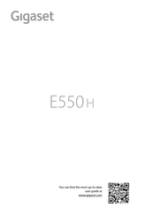 Gigaset E550H Manual