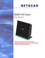 NETGEAR R6000 User Manual
