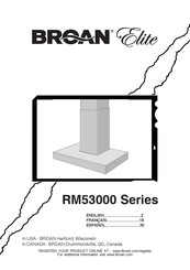 Broan Rangemaster RM533604 Manual