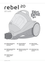 Dirt Devil DD2200-4 Operating Manual