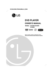 LG DV286K-PM Owner's Manual