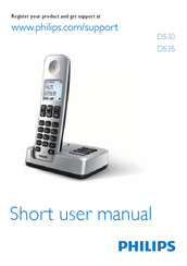 Philips D5352B/FR Short User Manual