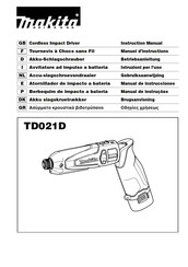 Makita TD021DSE Instruction Manual