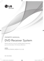 LG HT805SH-F2 Owner's Manual