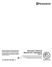 Husqvarna TR317D Operator's Manual