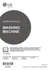 LG F4J9JH0B Owner's Manual