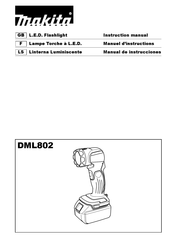 Makita DML802B Instruction Manual