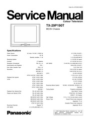 Panasonic TX-29P190T Service Manual