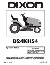Dixon D24KH54 Operator's Manual