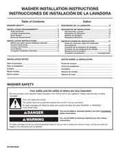Whirlpool 1CWTW4815EW1 Installation Instructions Manual