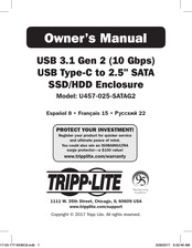 Tripp Lite U457-025-SATAG2 Owner's Manual