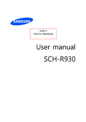 Samsung SCH-R930 User Manual