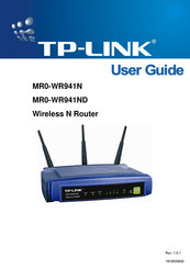 TP-Link MR0-WR941ND User Manual