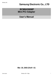 Samsung BCM94306MP User Manual