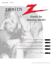 Zenith A50M84W Series Operating Manual And Warranty