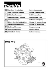 Makita DHS710Z Instruction Manual