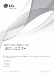 LG 22LT560C-UA Quick Reference Manual