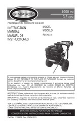 Simpson PSK4033 Instruction Manual