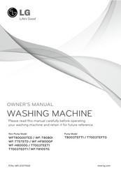 LG WFT80G00TED Owner's Manual