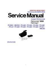 Panasonic VM-D101 Service Manual