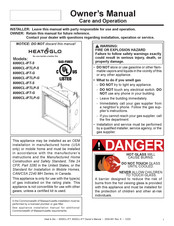 Heat & Glo 6000CL-IFTLP-S Owner's Manual