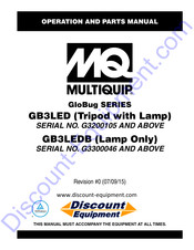 MULTIQUIP GB3LEDB Operation And Parts Manual