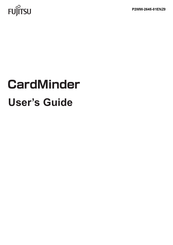 Fujitsu CardMinder User Manual