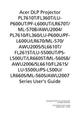 Acer FL360 Series User Manual