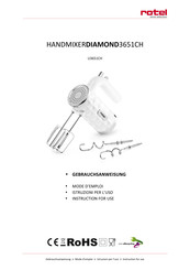 Rotel U3651CH Instructions For Use Manual