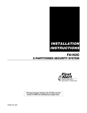 First Alert FA162C Installation Instructions Manual
