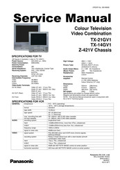 Panasonic TX-14GV1 Service Manual