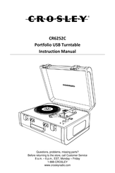 Crosley CR6252C Instruction Manual