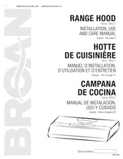 Broan BKSJ130WW Installation Use And Care Manual