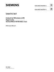 Siemens SIMATIC NET SCALANCE W M766-1 Series Reference Manual