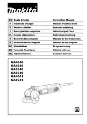 Makita GA5041RZ Instruction Manual