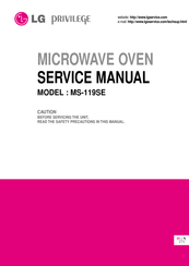 LG PRIVILEGE MS-119SE Service Manual