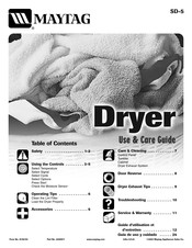 Maytag SD-5 Use & Care Manual