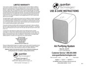 Guardian AC4175 Use & Care Instructions Manual