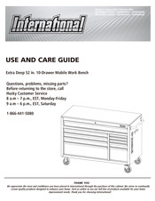 International INT52MWC10ORG Use And Care Manual