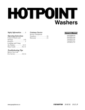 Hotpoint HNXR2100 Owner's Manual