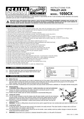 Sealey 1050CX Instructions